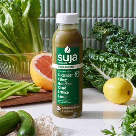 Uber Greens | Cold Pressed Juices | Suja Organic