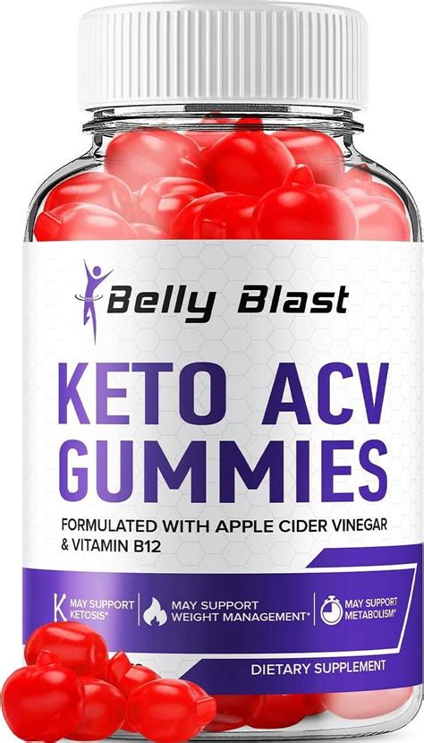 Belly Blast Keto ACV Gummies: B12, Beet Root, Dietary Supplement, 60 Gummies - Walmart.com