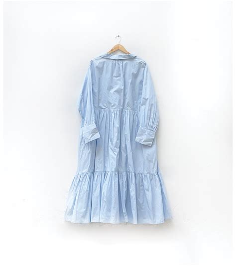 Sky blue tiered dress - Khara Kapas