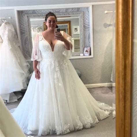 Boho Plus Size Wedding Dress