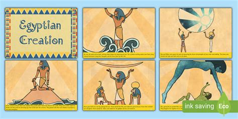 Ancient Egyptian Creation Story Cards