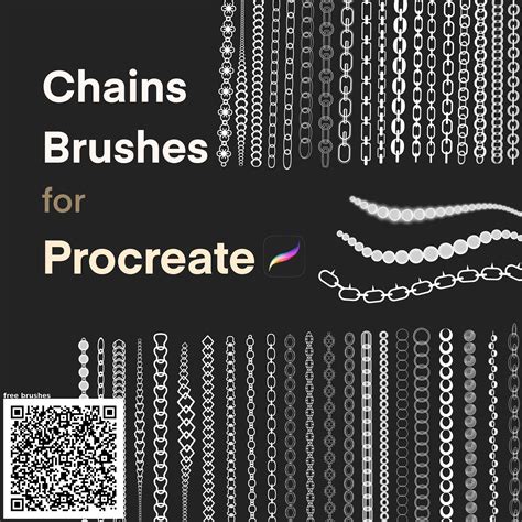 Procreate 2025 Chain Brushes: 35+ brushes to create awesome ...
