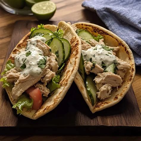 Greek Chicken Stuffed Pitas Recipe - My Tasteful Recipes