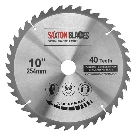 TCT Circular Blade 254mm x 40T | Saxton Blades