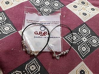 GURJARI JEWELLERS Girl's Lac Brass Nazariya Anklet (Black Thread) - Set ...