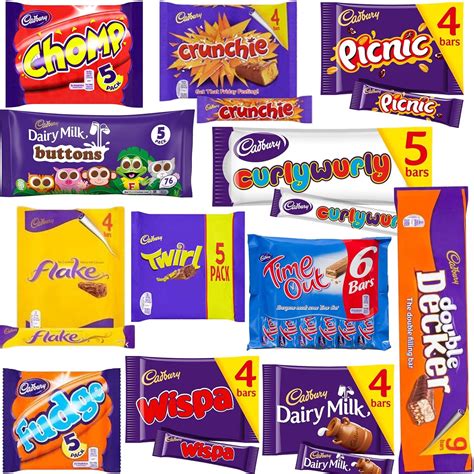 Amazon.com : Cadbury Chocolate Gift Box - Bulk Chocolate Bars and Bags ...