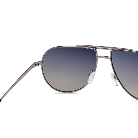 Buy Gunmetal Grey Black Full Rim Aviator Vincent Chase The Metal Edit ...