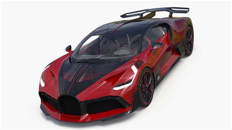3D model Astron Hypercar Red Simplified | 3D Molier International