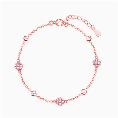 Anushka Sharma Rose Gold Studded Bubble Bracelet – GIVA