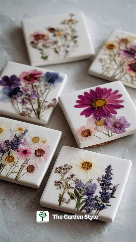 50 DIY Pressed Flowers Crafts You Can Make at Home - The Garden Style ...