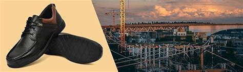 TORZU™ Men's Real Leather Metal Toe Light Weight Industrial Safety ...