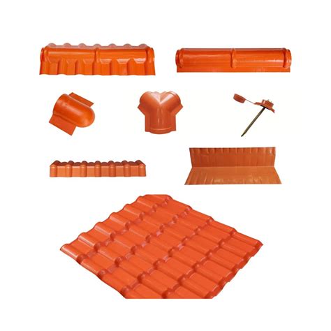 Plastic Materials Guangzhou Rubber Shingles ASA PVC Spanish Roofing ...