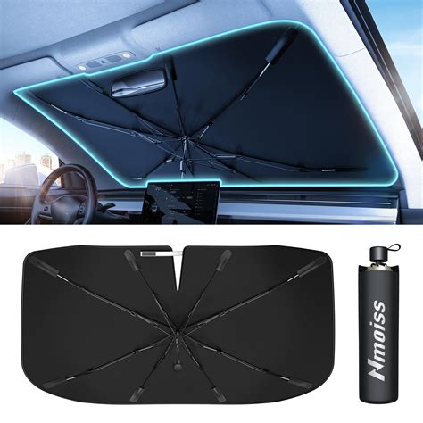 Buy [2024 Upgrade] Nmoiss Windshield Sun Shade Umbrella for Car ...