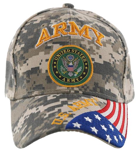Buy United States Army CAMO Baseball Style Embroidered HAT Flag us USA ...