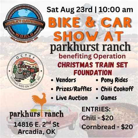Parkhurst Bike & Car Show, 14816 E 2nd St, Arcadia, OK 73007, United ...