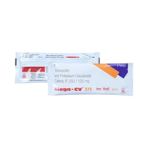 Mega-CV 375 Tablet: Uses, Side Effects, Price, Dosage & More Info ...