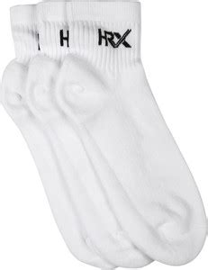HRX by Hrithik Roshan Men Solid Ankle Length - Buy White HRX by Hrithik ...