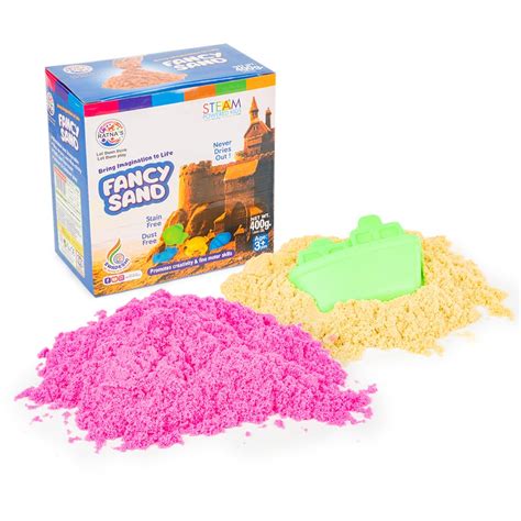 Buy RATNA'S Fancy Sand 400g Pink & Brown Colour with Big Mould for ...