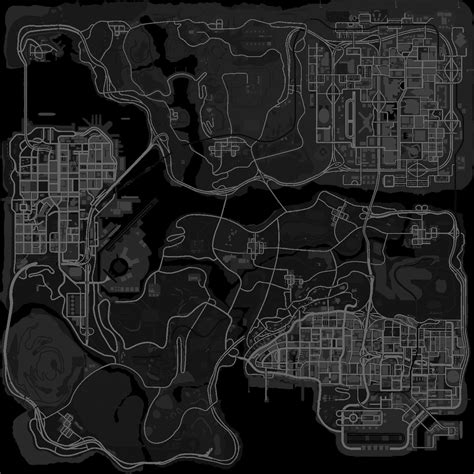 Grand Theft Auto San Andreas Map