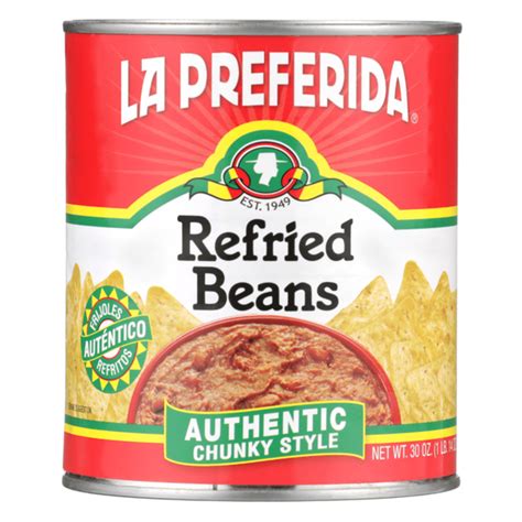 La Preferida Authentic Refried Beans, Chunky Style (30 oz) Delivery or ...