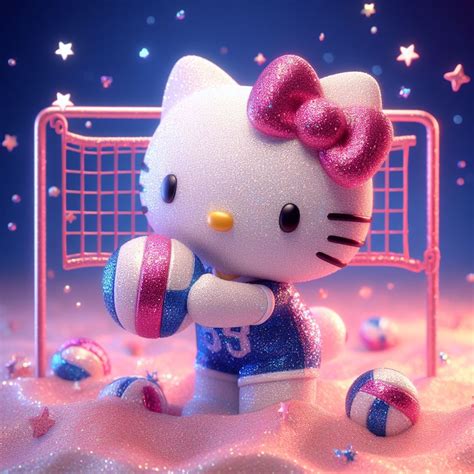 Hello Kitty Volley-Ball en 2025 | Hello kity