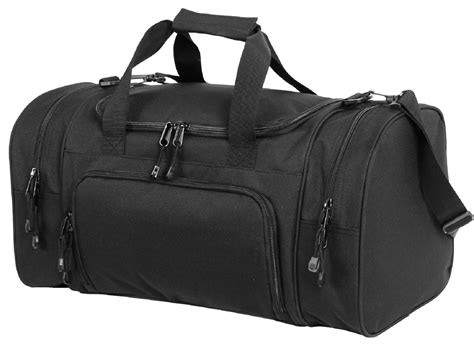 Black Sport Duffle Carry On Bag - Versatile Rothco 21" Gym Travel & Wo ...