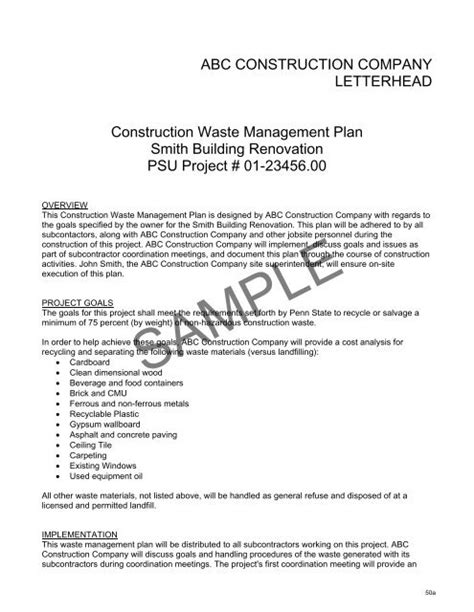 Construction Waste Management Plan 的图像结果