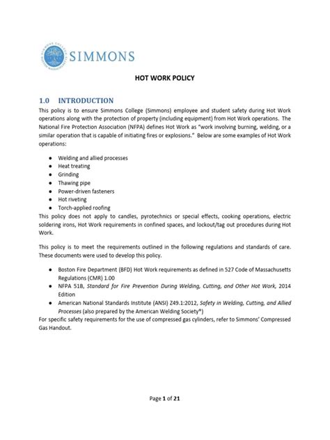 Image result for Hot Work Program PDF