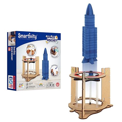 Buy Smartivity Space Rocket Launcher Toy for Kids 6-14 Years Old I ...