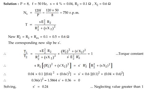 Effect of Change in Rotor Resistance on Torque - Three Phase Induction ...