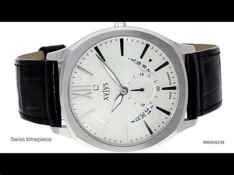 Buy Online Xylys Quartz Analog with Date Off White Dial Leather Strap ...