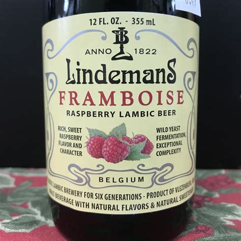 Lindemans Framboise Raspberry Lambic 12 oz [Belgian lambic ale] - $7.49 ...