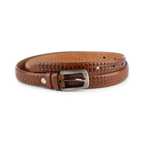 Buy Men's Thin Belts | Genuine Leather | LeatherBeltsOnline.com