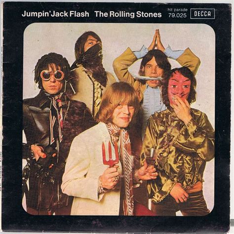 Jumpin' jack flash / child of the moon de Rolling Stones, 45T x 1 chez ...