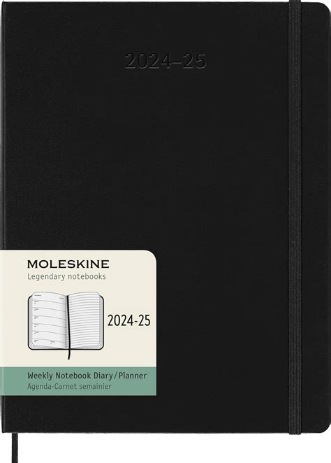 Moleskine Weekly Planner 2024-2025, Agenda Settimanale 18 Mesi 2025 Con ...