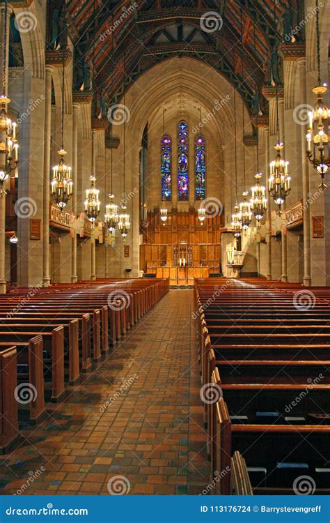Interior of the Fourth Presbyterian Church in Chicago, Illinois ...