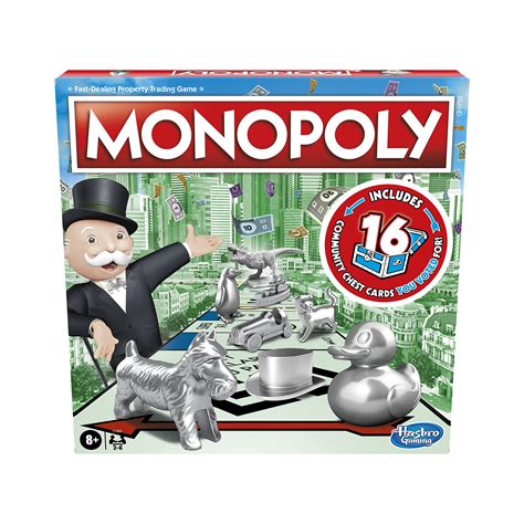 Buy Monopoly Game, Family Board Game for 2 to 6 Players, Monopoly Board ...