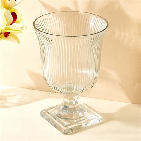 Buy Hoovu Flynn Glass Vase from Home Centre at just INR 1899.0