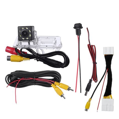 Car parking reverse backup rear view camera with 24pin adapter cable ...