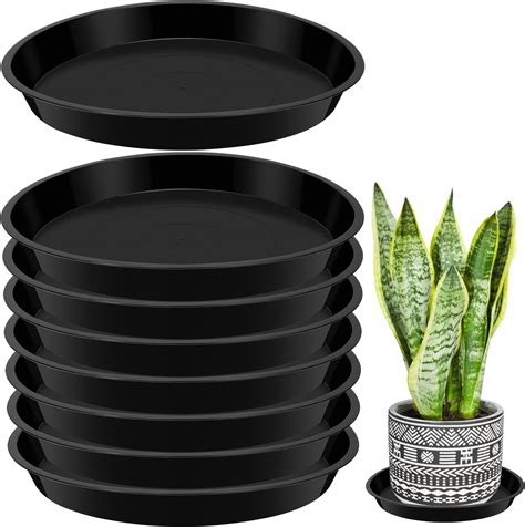 Amazon.com : KaKaPops 8 Pack Plant Saucers 10 Inches for Indoors Plant ...
