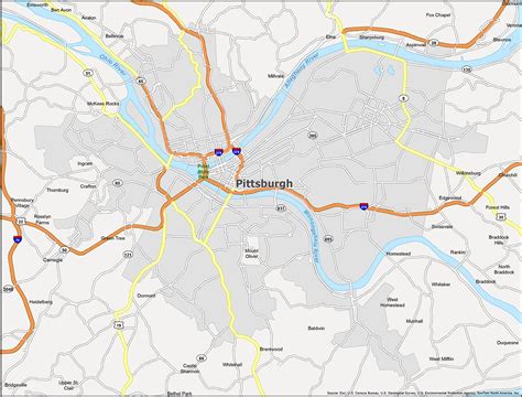 Pittsburgh Pa Zip Code Map