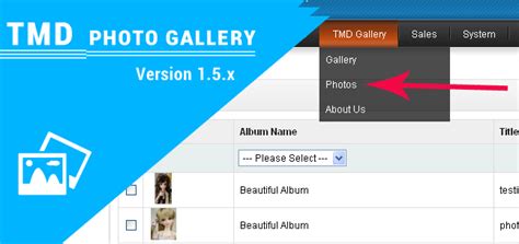 Opencart - Photo Gallery Module 1.5.x