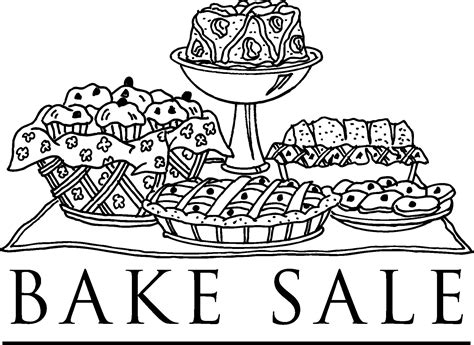 Black And White Bake Sale Clip Art – Free Clipart #2947874 | Clipart ...