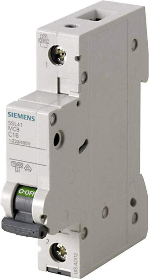 Siemens 6A 1 Pole 10KA Miniature Circuit Breaker (White, 1-Piece ...