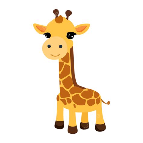 Cute Giraffe Cartoon Drawing