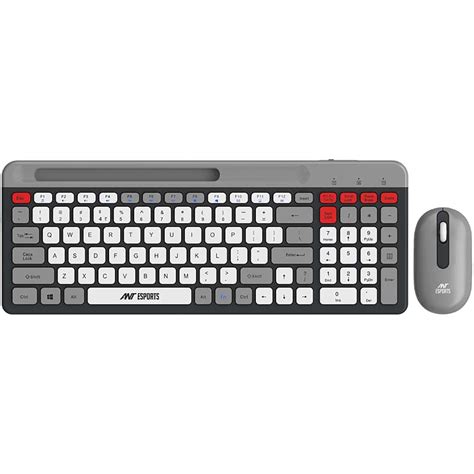 Amazon.in: Buy Ant Esports WKM22 Wireless Keyboard and Mouse with Phone ...