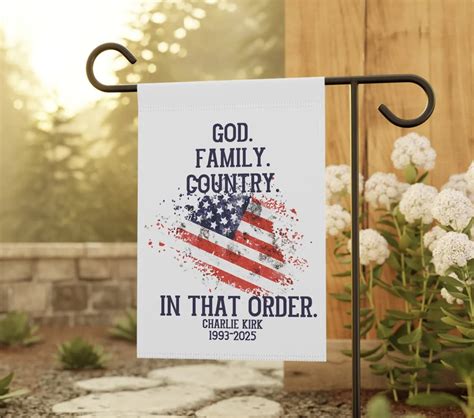 Charlie Kirk Republican House Flag