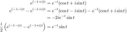 Image result for Exponential of Matrix for Complex Eigenvalues
