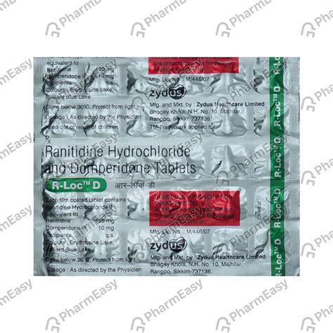 Buy R Loc D Strip Of 30 Tablets Online at Flat 15% OFF | PharmEasy