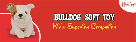 Hamleys Bulldog Soft Toy (White) : Amazon.in: Toys & Games